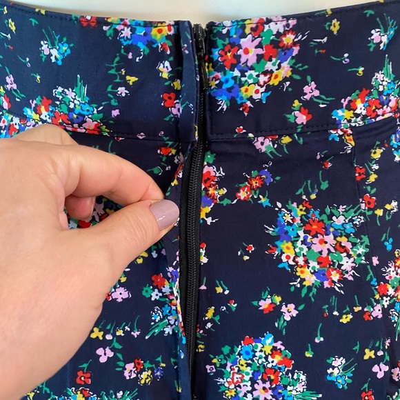 Vintage ELKONT Maxi Flare Skirt Floral High Rise 38 Europe size - Picture 9 of 12